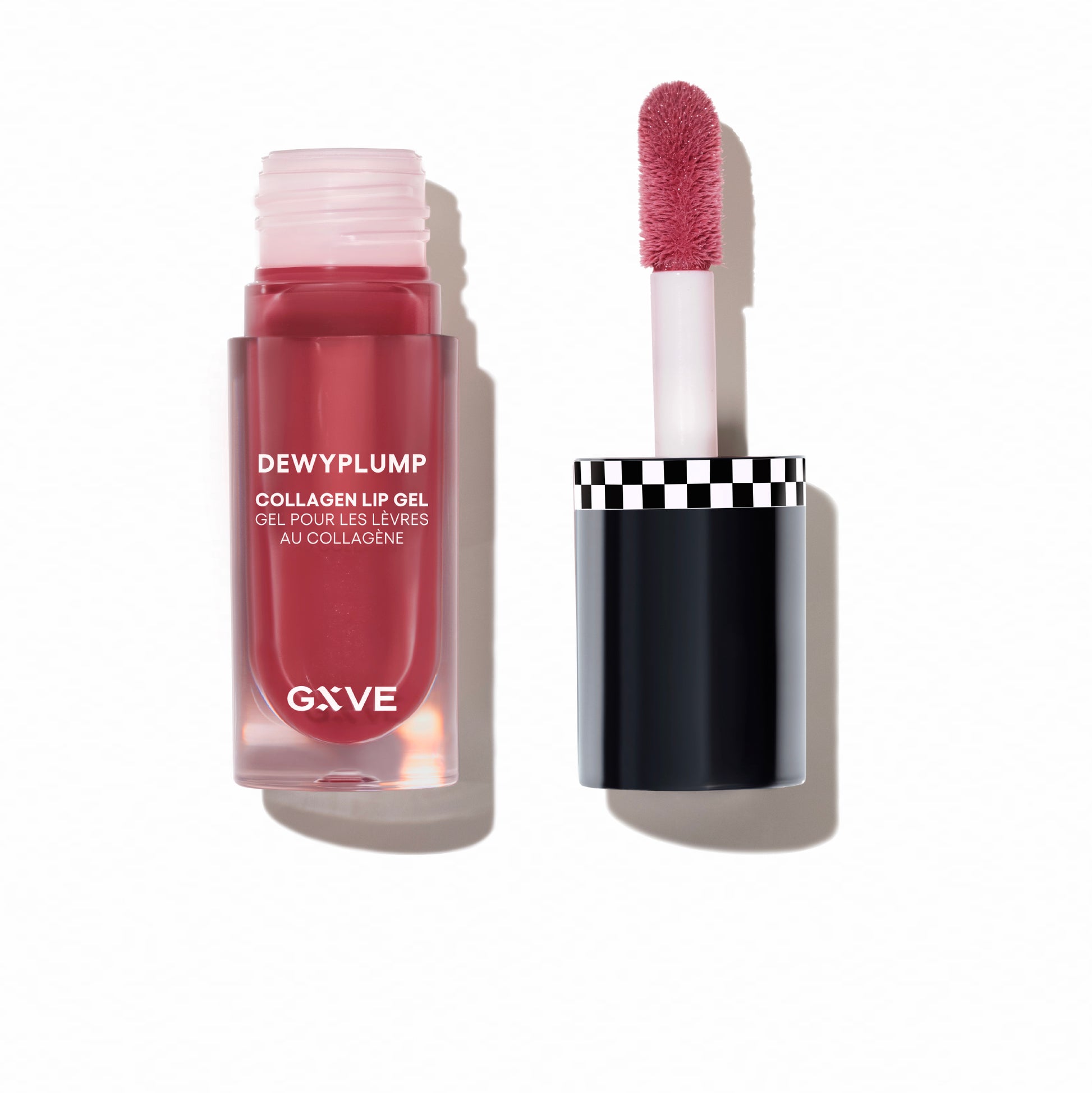 GXVE DEWYPLUMP COLLAGEN LIP GEL Hibiscus - Clean, High-Performance Lip Plumper