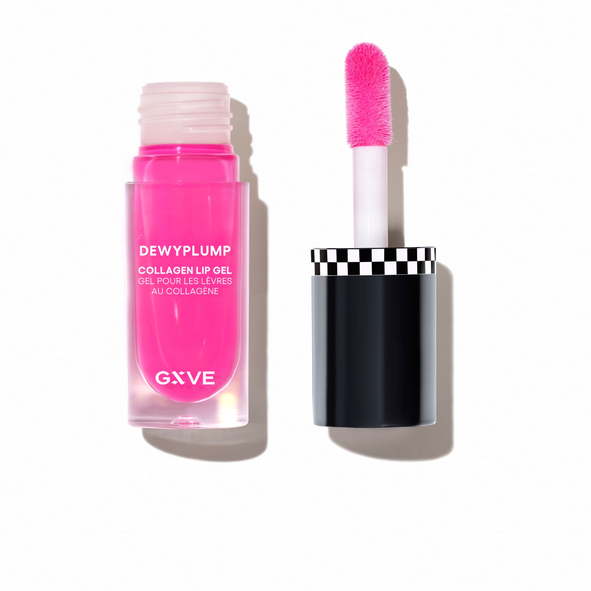 GXVE DEWYPLUMP COLLAGEN LIP GEL Peony - Clean, High-Performance Lip Plumper