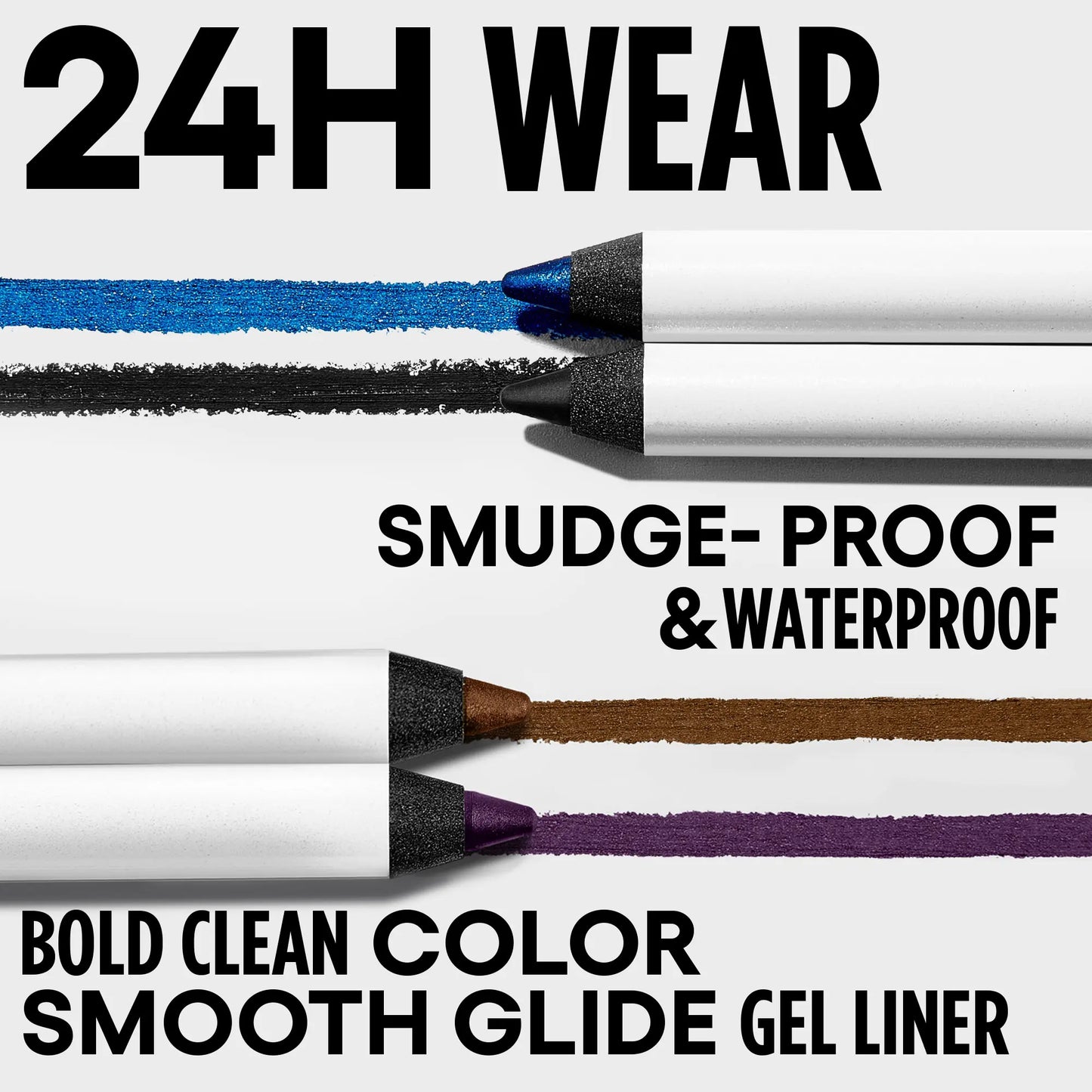 GXVE Blacktop - 24hr Waterproof Gel Eyeliner Pencil