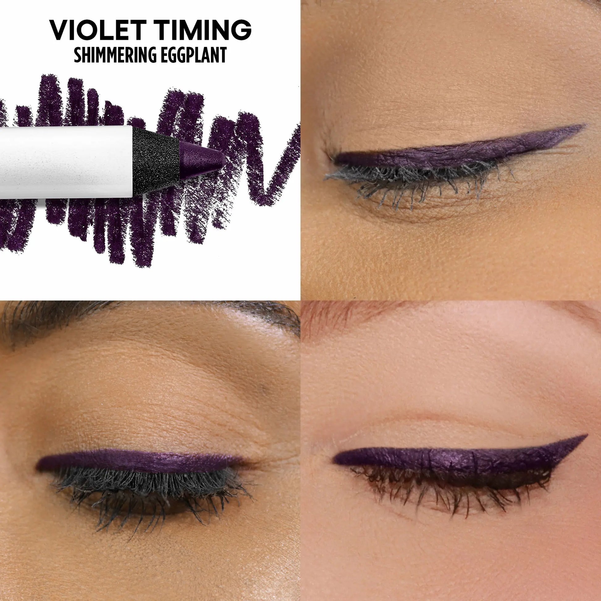 GXVE LINE IT UP Violet Timing - 24hr Waterproof Gel Eyeliner Pencil