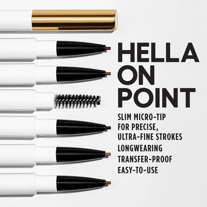 GXVE HELLA ON POINT 3 - Ultra-Fine Eyebrow Pencil For Natural Brows