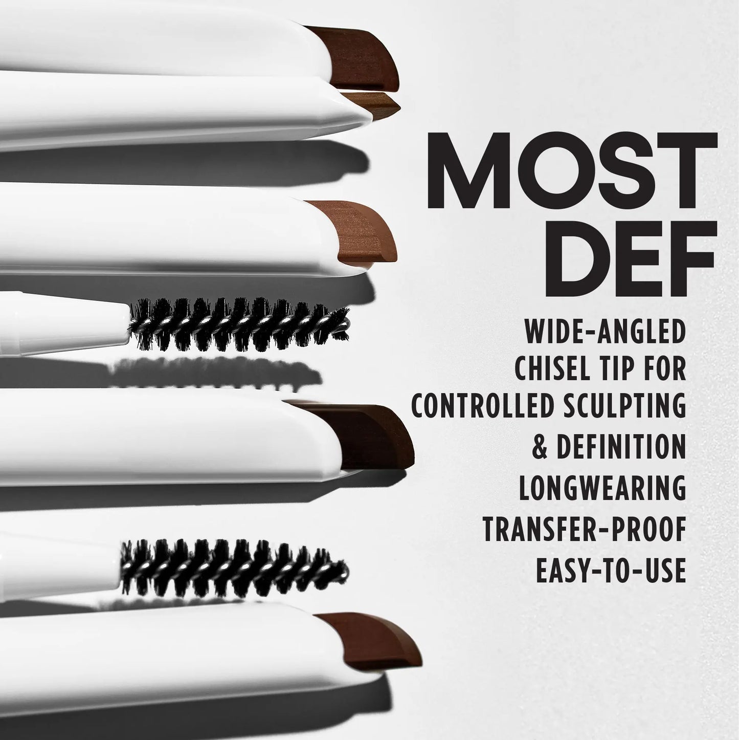 GXVE 2 - Instant Definition Sculpting Eyebrow Pencil For Bold Brows