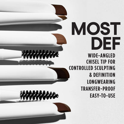 GXVE MOST DEF 4 - Instant Definition Sculpting Eyebrow Pencil For Bold Brows