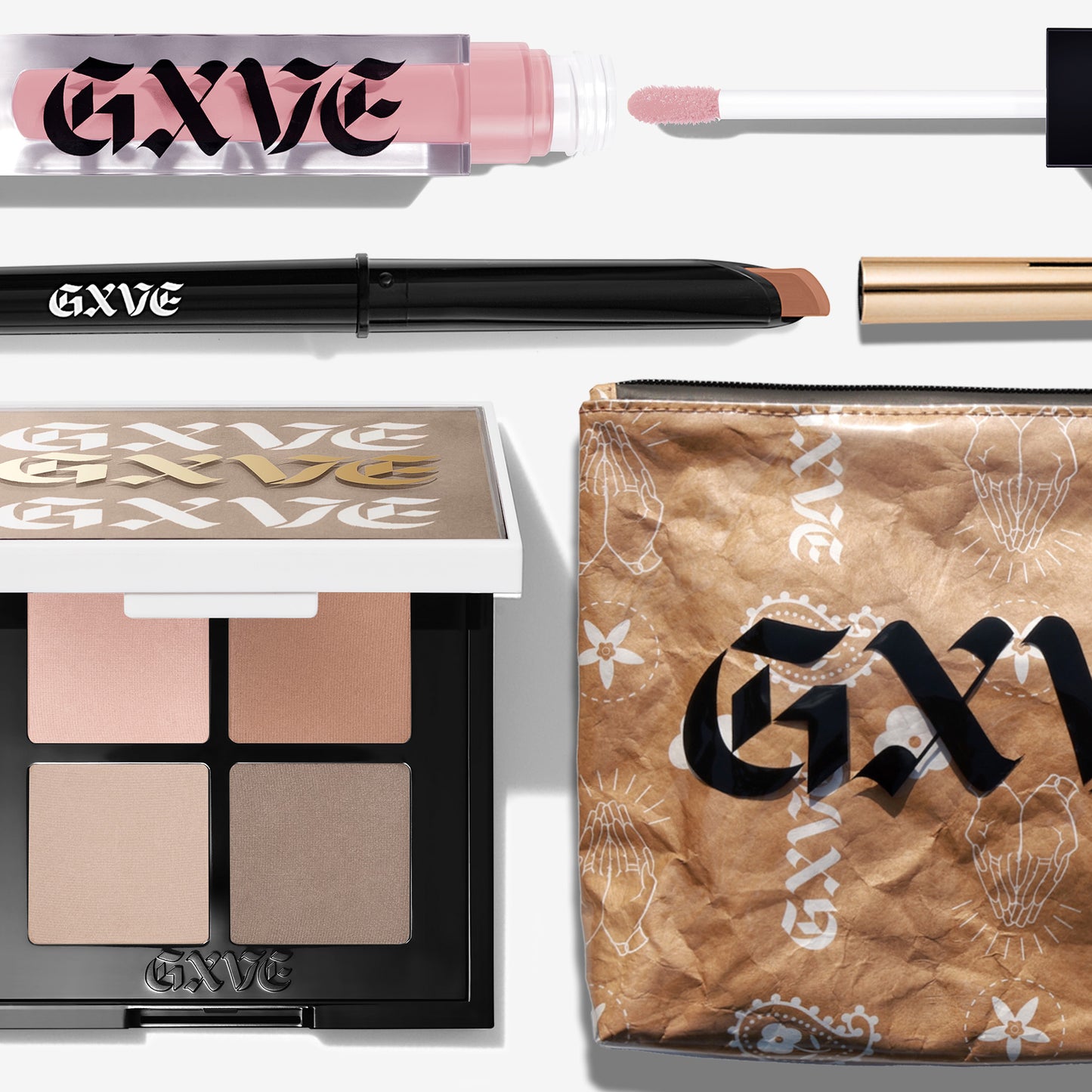 GXVE GWEN'S GO-TO NEUTRALS - Go-to neutral essentials for lips & eyes